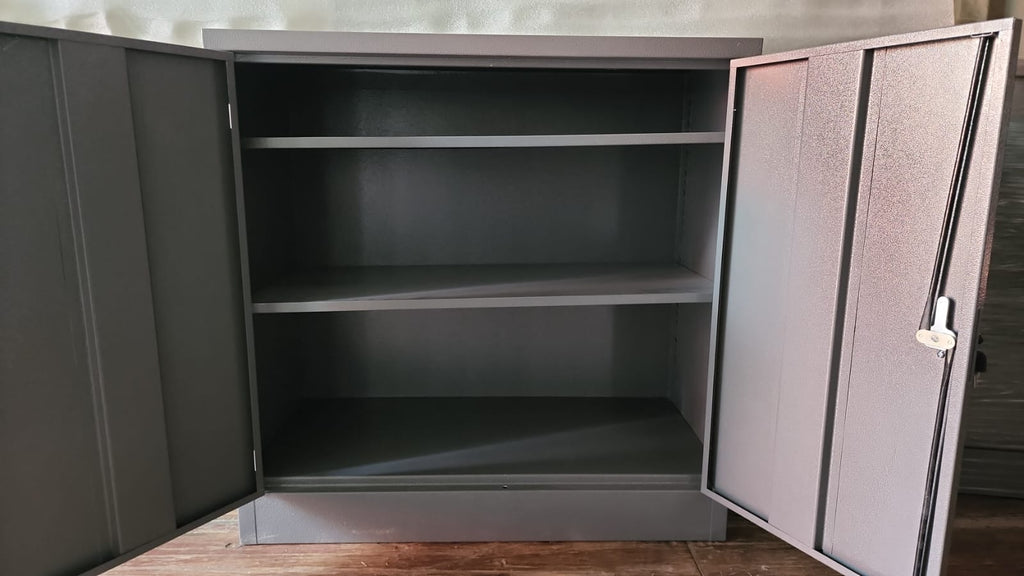 STA002 - Stationery Cupboard (900H X 900W X 450D 2 Shelves)