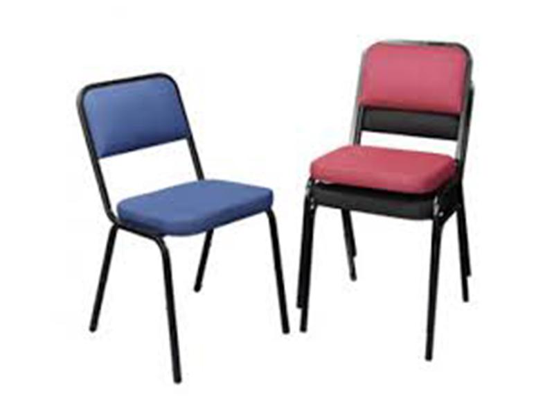 RIC002 - Rickstacker Chair- Heavy Duty (25mm Tube) black/blue/burgandy-Plastic Chairs-Moolla Furniture Corp CC