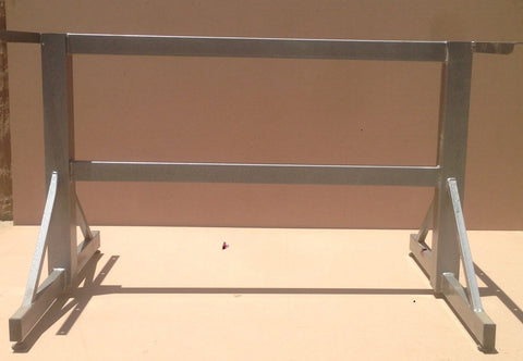 PED002 - Double Pedestal (base only) mild steel 710mm high-Tables-Moolla Furniture Corp CC