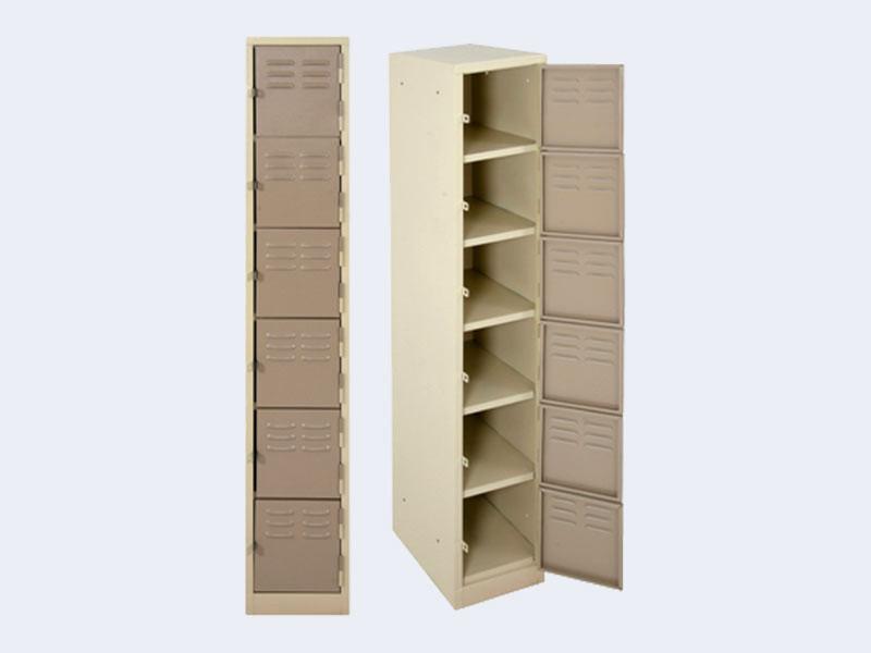 LOC006 - Six Compartment Locker (1800H X 300W X 450D)-Steel Furniture-Moolla Furniture Corp CC