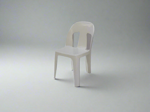 AFR002 - Afri Chair Econo Recycled (White)-Plastic Chairs-Moolla Furniture Corp CC