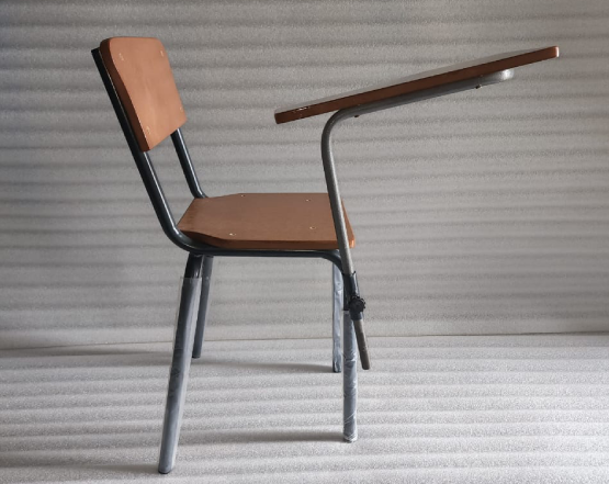 SFC010- Supawood chair with writing Tablet Chair