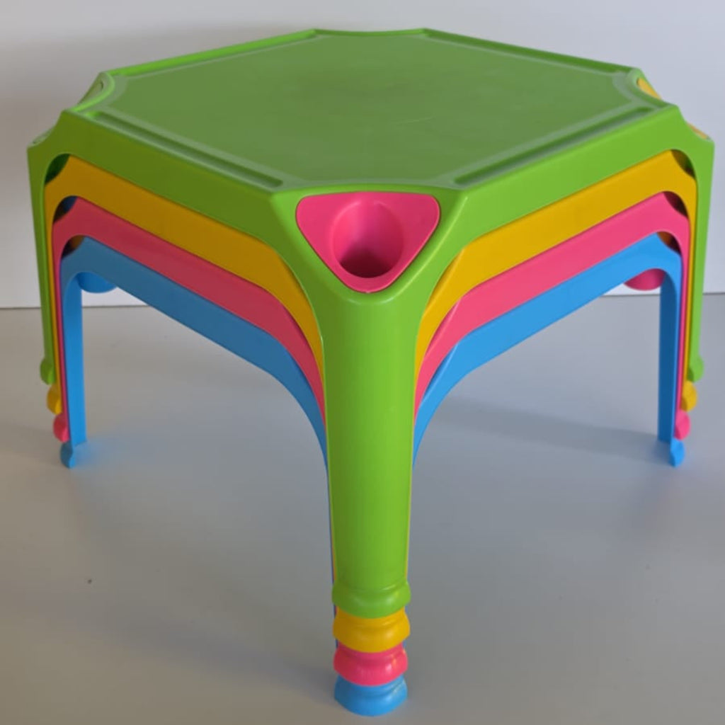 KID001 - Kiddies Table with pencil groove and holder (Virgin)