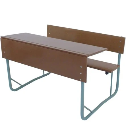 SCH011 - Senior Double Combination School Desk GRADE 6-12 (1200mm x 400 x 750mmhigh) supawood/saligna