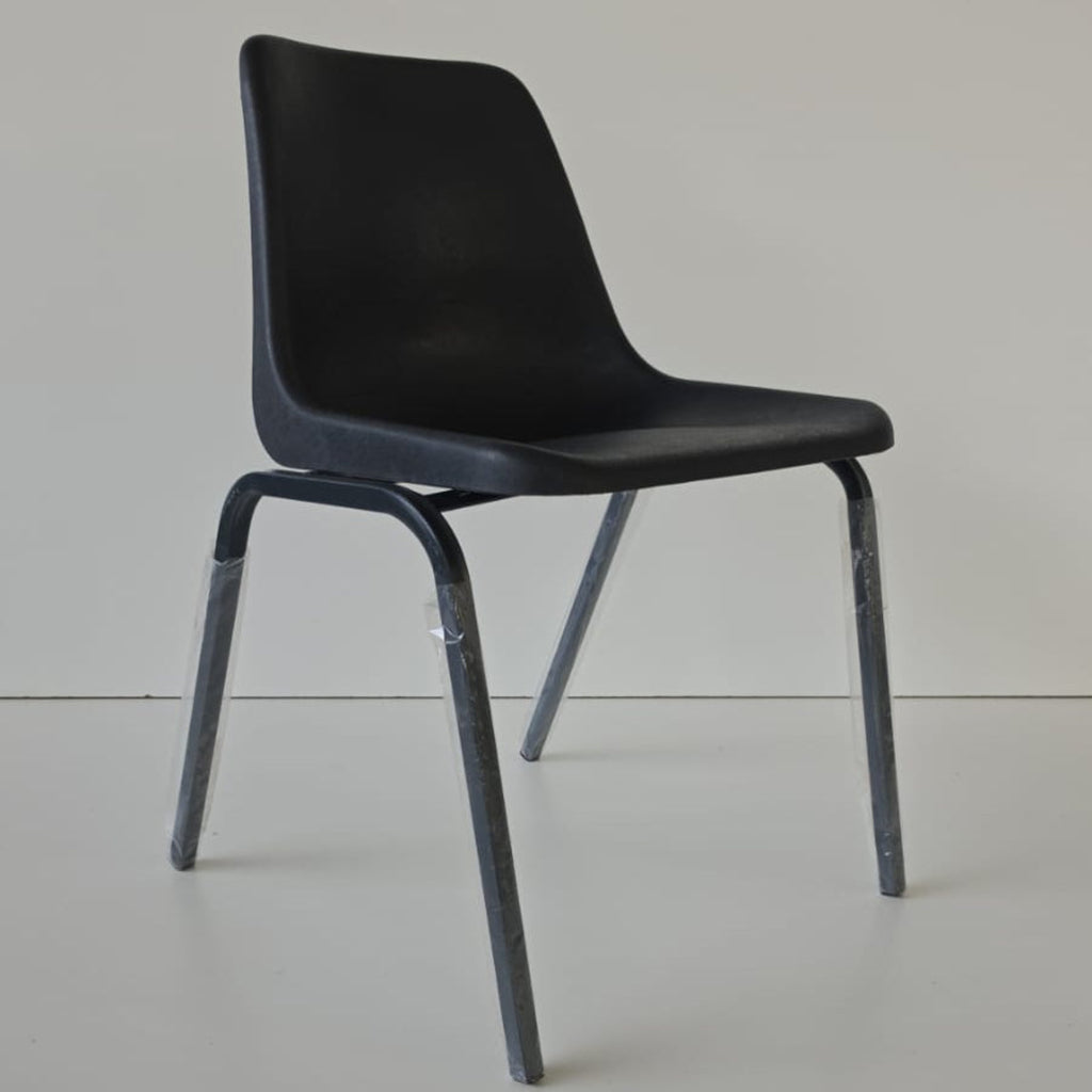 SFC001 -Polyprop/ School Chair-Senior Recycled Seat- GRADE 5-12 Black/Charcoal