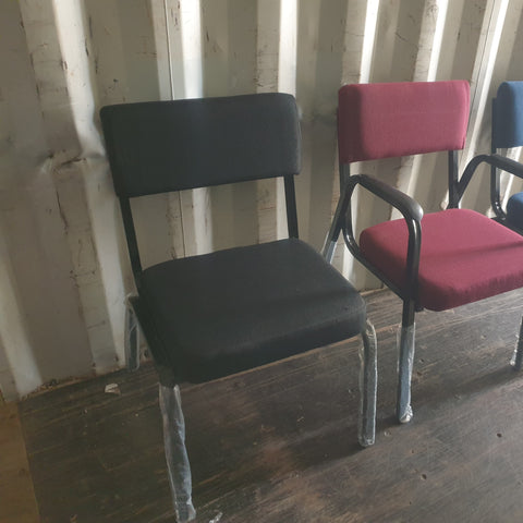 TEA003 -Teachers Chair- No Arms (Black/Blue/Burgandy)