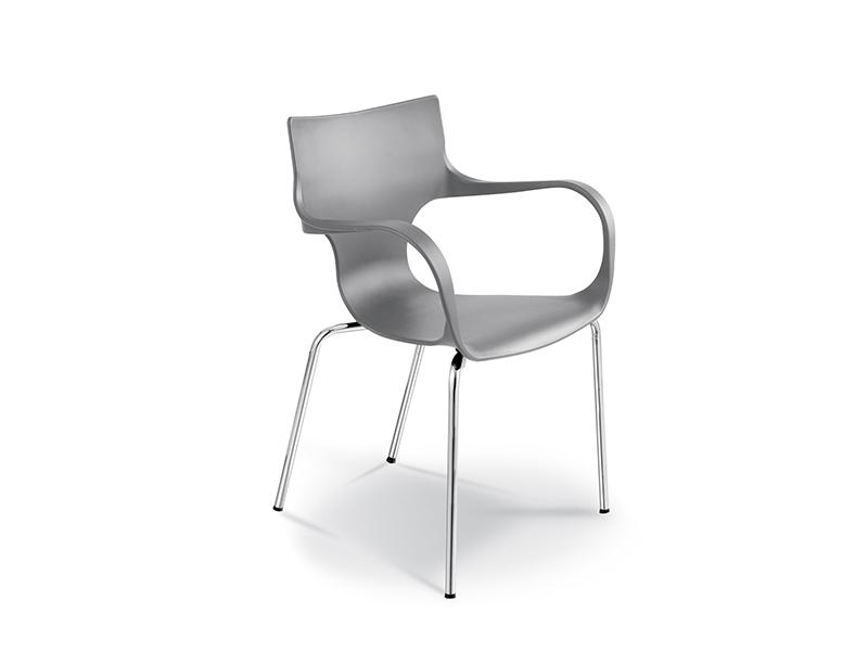 Swing Armchair Chrome Frame-select chairs-Moolla Furniture Corp CC