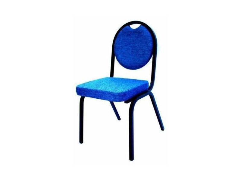 CON005 - Conference Chair (Round Back) Black/blue/burgandy-Plastic Chairs-Moolla Furniture Corp CC
