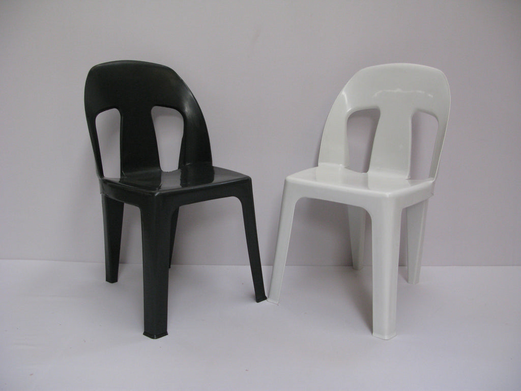 AFR003 -Afri Chair Econo Virgin (White)-Plastic Chairs-Moolla Furniture Corp CC