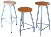 LAB001 - Laboratory stool-plastic seat-School Furniture-Moolla Furniture Corp CC