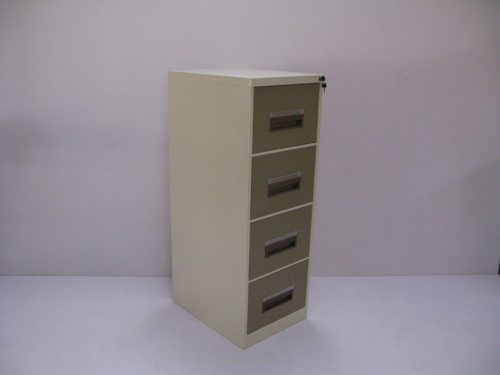 FIL001 - 4 Drawer Filing Cabinet- Local 1320H x 460H x 630D-Steel Furniture-Moolla Furniture Corp CC