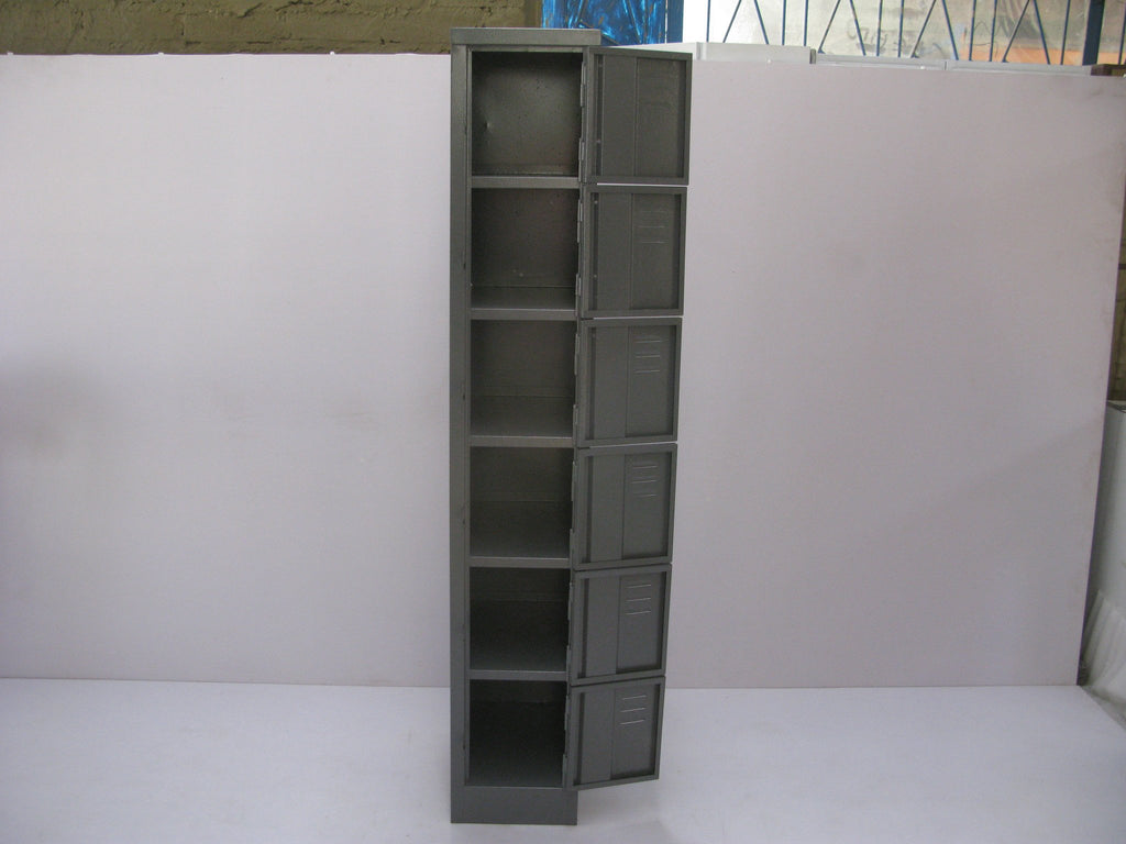 LOC006 - Six Compartment Locker (1800H X 300W X 450D)-Steel Furniture-Moolla Furniture Corp CC