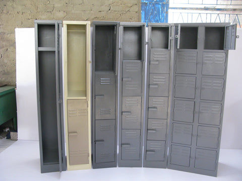 LOC002 - Two Compartment Locker (1800H X 300W X 450D)-Steel Furniture-Moolla Furniture Corp CC