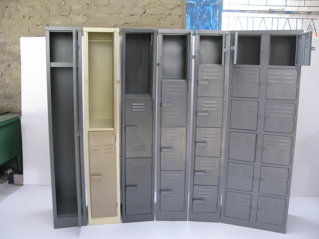 LOC004 - Four Compartment Locker (1800H X 300W X 450D)-Steel Furniture-Moolla Furniture Corp CC