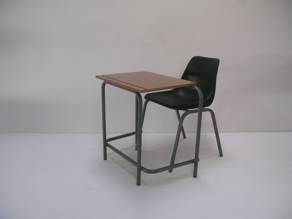 SCH005 - Junior Single School Desk GRADE 3-5 INTERMEDIATE (550mm x 450mm x 650mmhigh) supawood/saligna-School Furniture-Moolla Furniture Corp CC