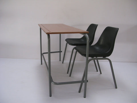 SCH007 -Junior Double School Desk GRADE 3-5 INTERMEDIATE (1000mm x 450mm x 650mmhigh) supawood/saligna-School Furniture-Moolla Furniture Corp CC