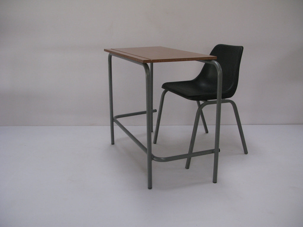 SCH002 -Senior Single School Desk GRADE 6-12 (750mm x 450mm x 750mmhigh) supawood/saligna-School Furniture-Moolla Furniture Corp CC