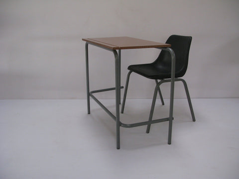SCH001 Senior Single School Desk- Economy- GRADE 6-12 (550mm x 450mmh x 750mmhigh) - supawood/saligna-School Furniture-Moolla Furniture Corp CC