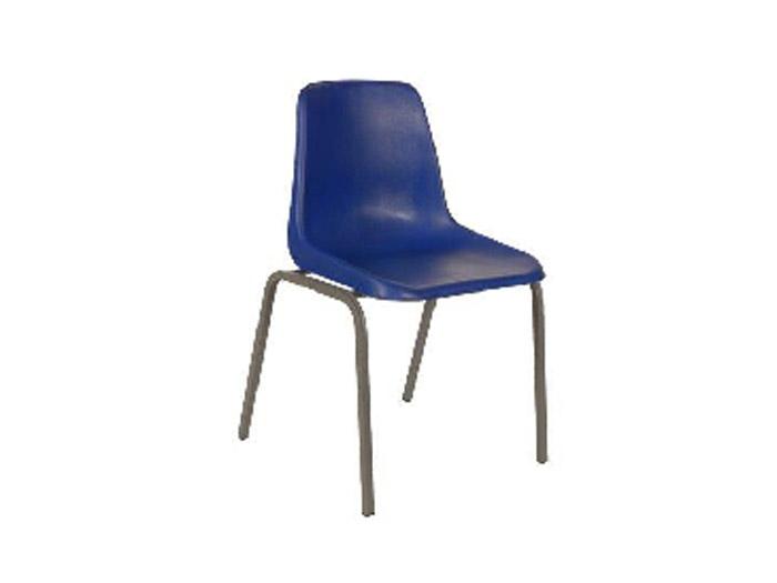 SFC004 - Polyprop/ School Chair-Senior Virgin Seat GRADE 6-12 (Colour-blue/red/burgandy/orange)-Plastic Chairs-Moolla Furniture Corp CC