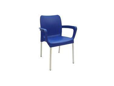 BIS001 - Bistro/ Cafe' Chair (Square Armrest)-Plastic Chairs-Moolla Furniture Corp CC