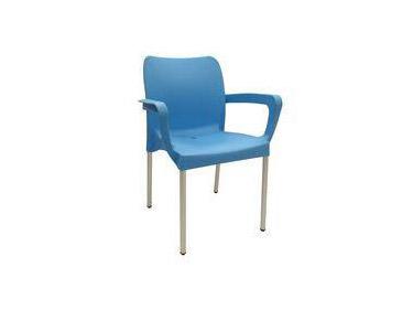 BIS001 - Bistro/ Cafe' Chair (Square Armrest)-Plastic Chairs-Moolla Furniture Corp CC