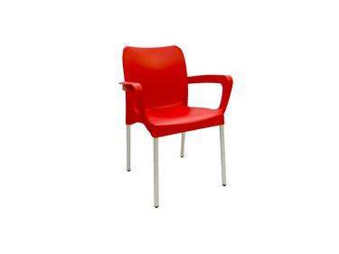 BIS001 - Bistro/ Cafe' Chair (Square Armrest)-Plastic Chairs-Moolla Furniture Corp CC