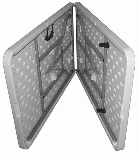 FOL001 - Fold in Half Rectangular Plastic Tables- 6ft (1800mm)-Tables-Moolla Furniture Corp CC