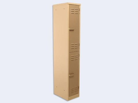 LOC002 - Two Compartment Locker (1800H X 300W X 450D)-Steel Furniture-Moolla Furniture Corp CC