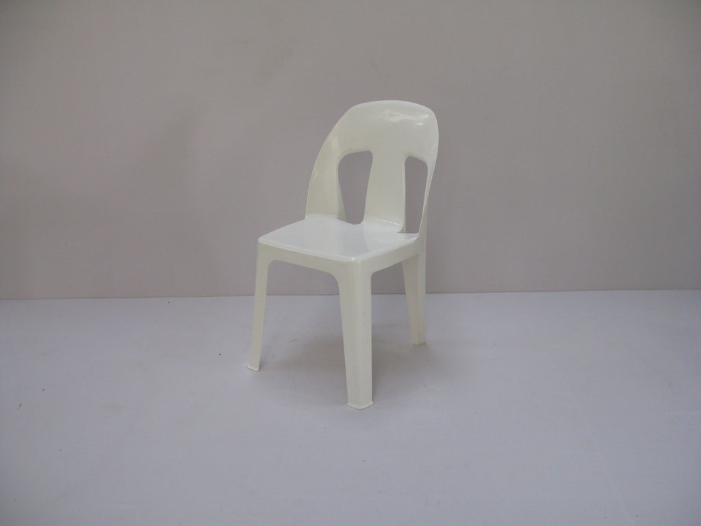 AFR006 Afri Chair Heavy Duty Recycled (White)-Plastic Chairs-Moolla Furniture Corp CC