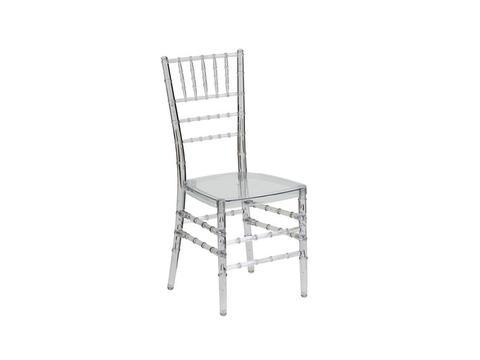 TIF001 - Tiffany Chair- Senior Resin (Clear)-Plastic Chairs-Moolla Furniture Corp CC